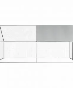 vidaXL Outdoor Chicken Cage 2.75x4x2 m Galvanised Steel