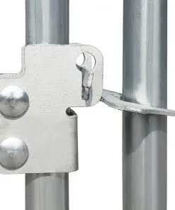 vidaXL Outdoor Chicken Cage 2.75x4x2 m Galvanised Steel