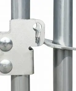 vidaXL Outdoor Chicken Cage 2.75x6x2 m Galvanised Steel