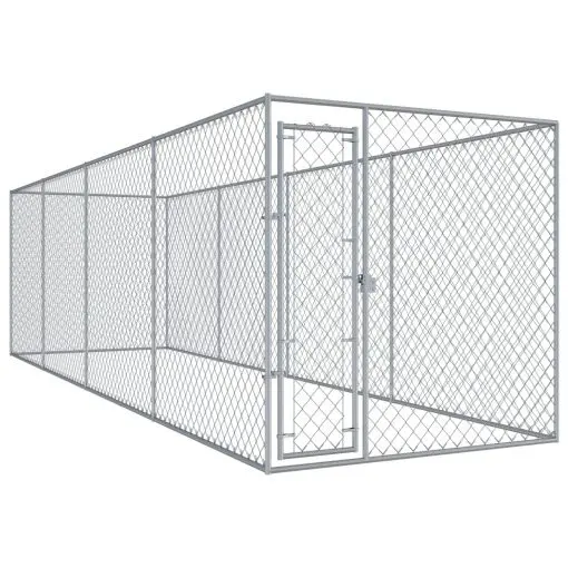 vidaXL Outdoor Dog Kennel 7.6×1.9 m