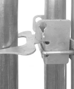 vidaXL Outdoor Dog Kennel with Roof 7.6×1.9×2.4 m