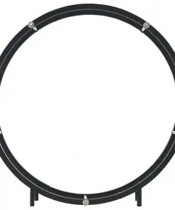 vidaXL Firewood Rack Black 70x20x70 cm Steel