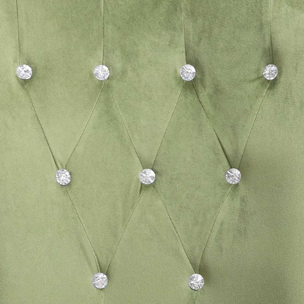 vidaXL Dining Chair with Armrests 2 pcs Light Green Velvet