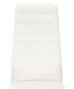 vidaXL Dining Chairs 4 pcs White Faux Leather