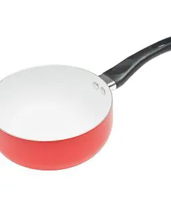 vidaXL 7 Piece Cookware Set Red Aluminium