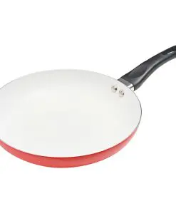 vidaXL 7 Piece Cookware Set Red Aluminium