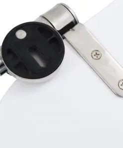 vidaXL WC Toilet Seats 2 pcs with Soft Close Lids MDF Stones Design