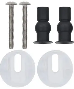 vidaXL WC Toilet Seats 2 pcs with Soft Close Lids MDF Water Drop Design