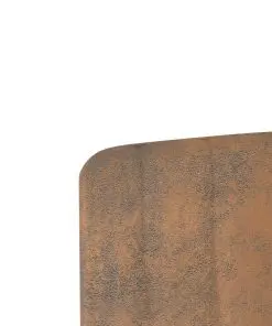 vidaXL Dining Chairs 2 pcs Brown Faux Leather