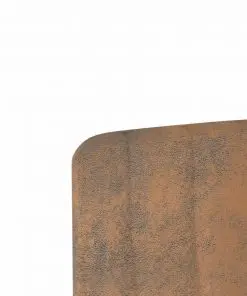 vidaXL Dining Chairs 4 pcs Brown Faux Leather