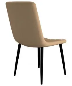 vidaXL Dining Chairs 4 pcs Cream Faux Leather