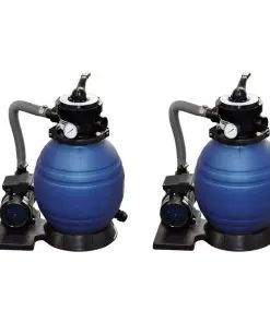 vidaXL Sand Filter Pumps 2pcs 400 W 11000 l/h