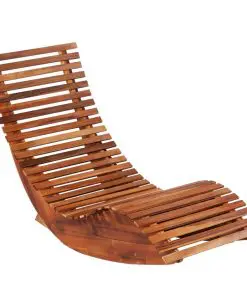 vidaXL Rocking Sun Loungers 2 pcs Acacia Wood