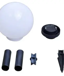 vidaXL Outdoor Pathway Lamps 8 pcs LED 15 cm with Ground Spike
