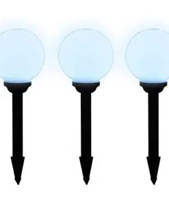 vidaXL Outdoor Pathway Lamps 6 pcs LED 20 cm with Ground Spike