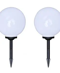 vidaXL Outdoor Pathway Lamps 4 pcs LED 30 cm with Ground Spike