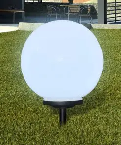 vidaXL Outdoor Pathway Lamps 2 pcs LED 40 cm with Ground Spike