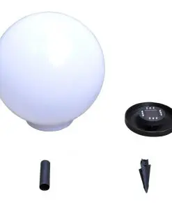 vidaXL Outdoor Pathway Lamps 2 pcs LED 40 cm with Ground Spike