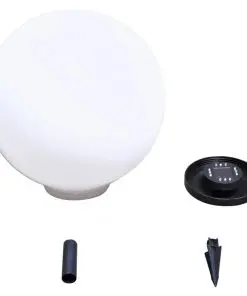 vidaXL Outdoor Pathway Lamps 2 pcs LED 50 cm with Ground Spike