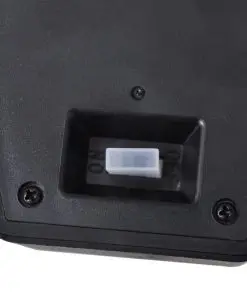 vidaXL Solar Wall Lamps 2 pcs with Motion Sensor Black