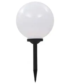 vidaXL Outdoor Solar Lamps 4 pcs LED Spherical 30 cm RGB