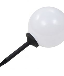 vidaXL Outdoor Solar Lamps 4 pcs LED Spherical 30 cm RGB