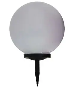 vidaXL Outdoor Solar Lamps 2 pcs LED Spherical 40 cm RGB