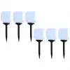 vidaXL Outdoor Solar Lamps 6 pcs LED Cubic 20 cm White