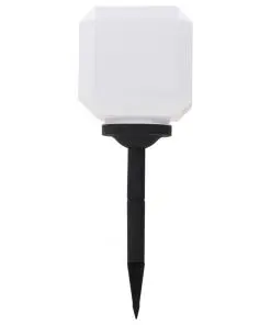 vidaXL Outdoor Solar Lamps 6 pcs LED Cubic 20 cm White