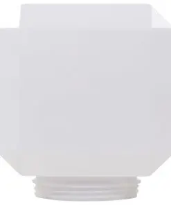 vidaXL Outdoor Solar Lamps 6 pcs LED Cubic 20 cm White