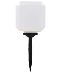vidaXL Outdoor Solar Lamps 4 pcs LED Cubic 20 cm White