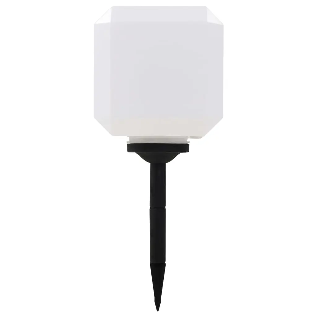 vidaXL Outdoor Solar Lamps 4 pcs LED Cubic 20 cm White