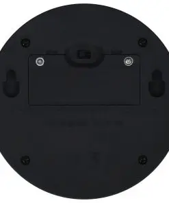 vidaXL Outdoor Solar Wall Lamps LED 24 pcs Round Black