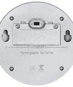 vidaXL Outdoor Solar Wall Lamps LED 24 pcs Round Silver