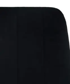 vidaXL Dining Chairs 2 pcs Black Velvet