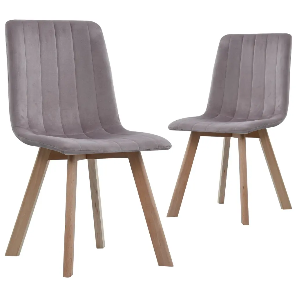 vidaXL Dining Chairs 2 pcs Pink Velvet