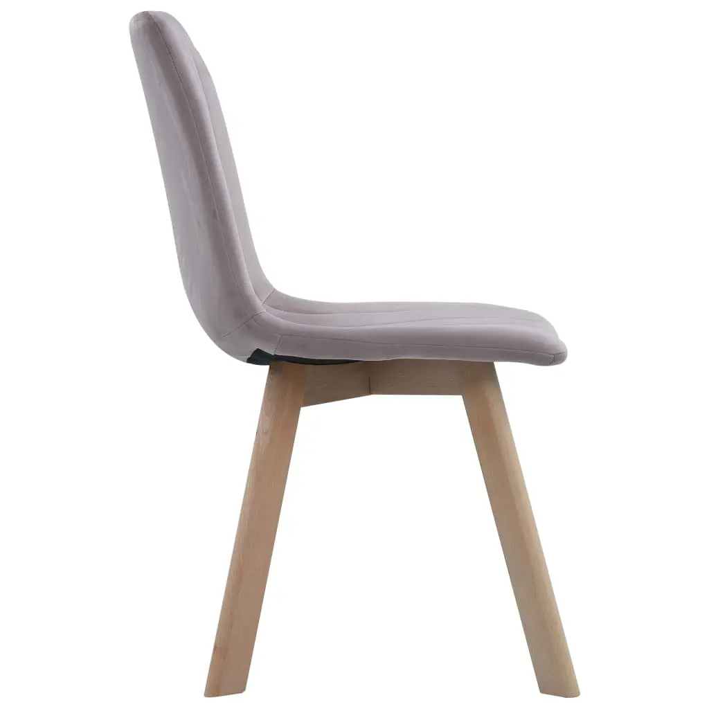 vidaXL Dining Chairs 2 pcs Pink Velvet
