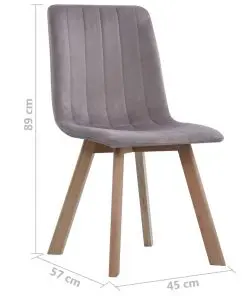 vidaXL Dining Chairs 2 pcs Pink Velvet