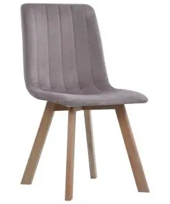 vidaXL Dining Chairs 4 pcs Pink Velvet