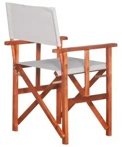 vidaXL Director’s Chairs 2 pcs Solid Acacia Wood