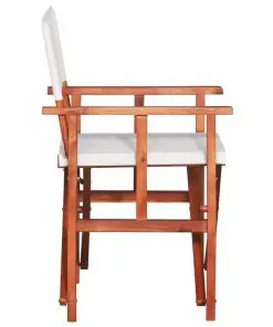vidaXL Director’s Chairs 2 pcs Solid Acacia Wood