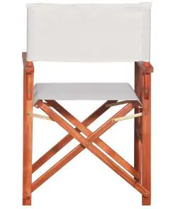 vidaXL Director’s Chairs 2 pcs Solid Acacia Wood