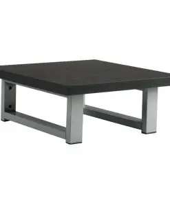 vidaXL Bathroom Wall Shelf for Basin Black 40x40x16.3 cm