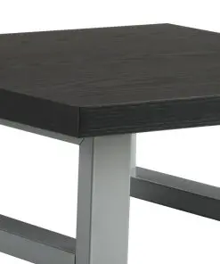 vidaXL Bathroom Wall Shelf for Basin Black 40x40x16.3 cm