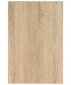 vidaXL Bathroom Wall Shelf for Basin Oak 60x40x16.3 cm