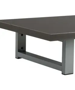 vidaXL Bathroom Wall Shelf for Basin Grey 60x40x16.3 cm