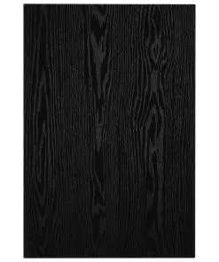 vidaXL Bathroom Wall Shelf for Basin Black 60x40x16.3 cm