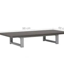 vidaXL Bathroom Furniture Grey 90x40x16.3 cm