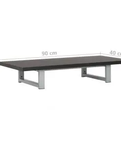 vidaXL Bathroom Furniture Black 90x40x16.3 cm