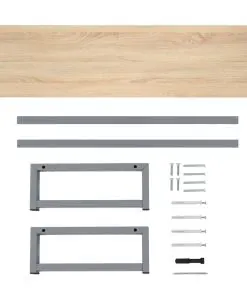 vidaXL Bathroom Furniture Oak 160x40x16.3 cm